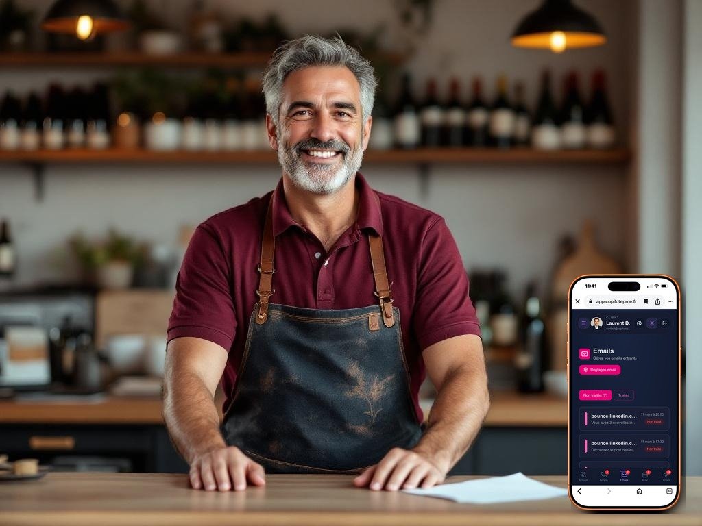 Caviste Gestion des Emails - satisfaction avec DuoPME