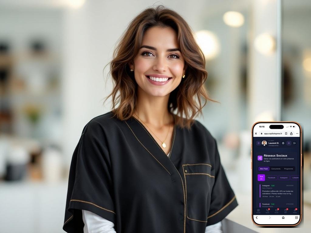 Coiffure Réseaux Sociaux - satisfaction avec DuoPME