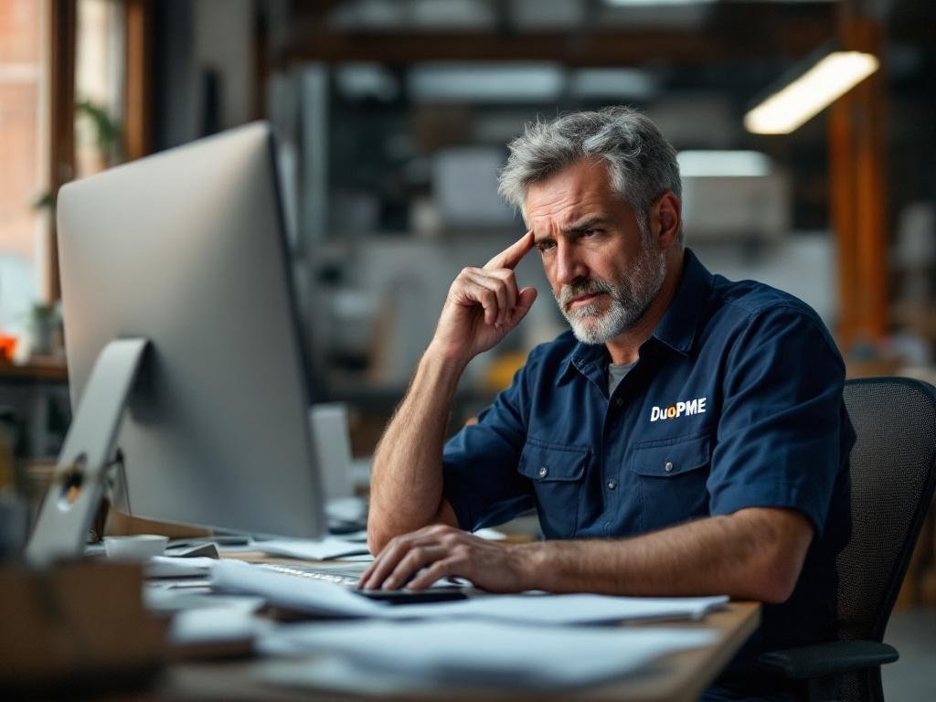 Chauffagiste Gestion des Emails - frustration