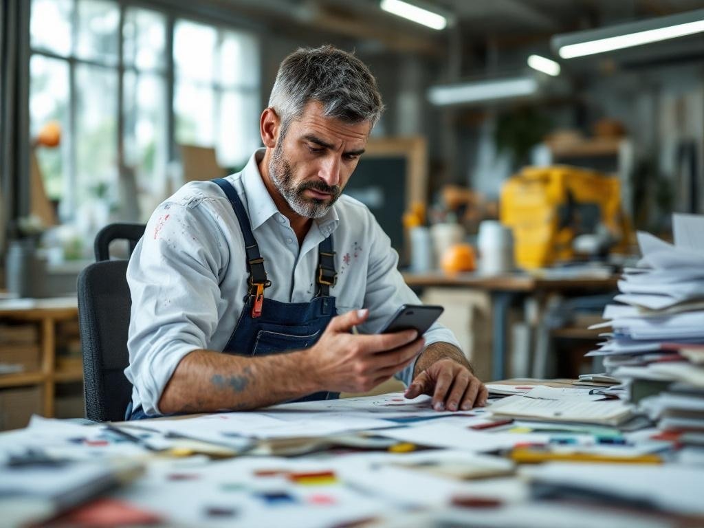 Peinture en bâtiment Gestion des Tâches - frustration