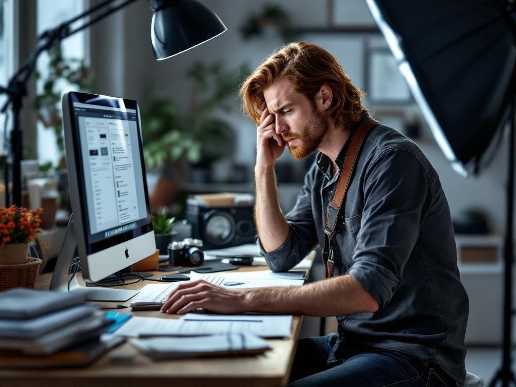 Photographe Gestion des Emails - frustration