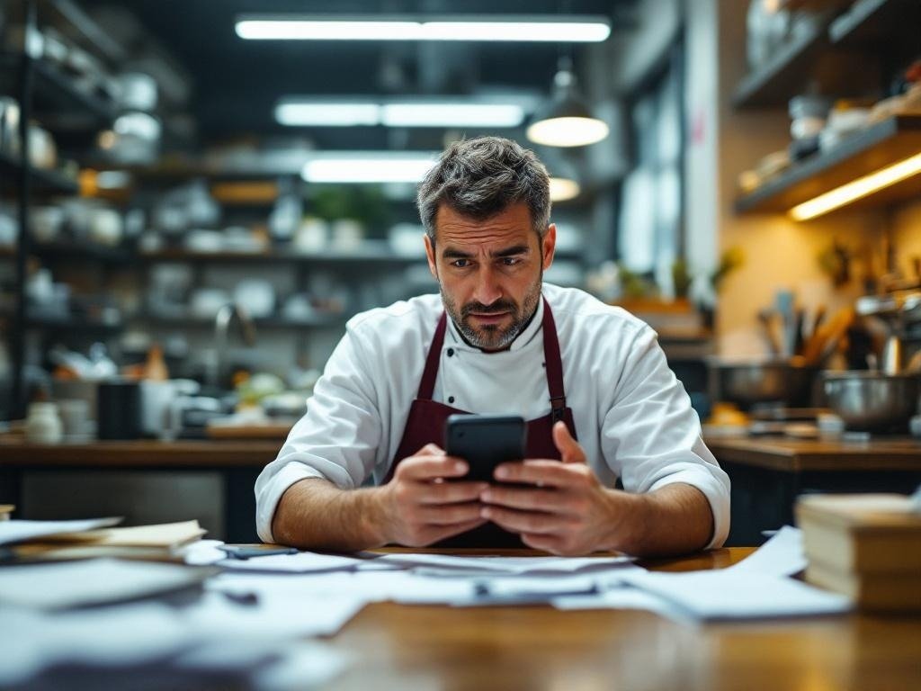 Restaurateur traditionnel Gestion des Tâches - frustration