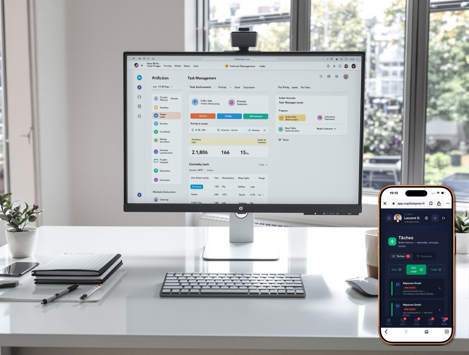 Concepteur de logiciels Gestion des Tâches - satisfaction avec DuoPME