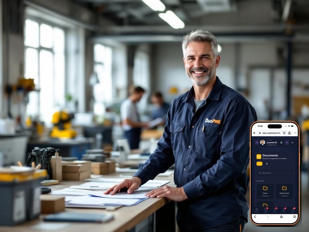 Plomberie Gestion des Documents - satisfaction avec DuoPME