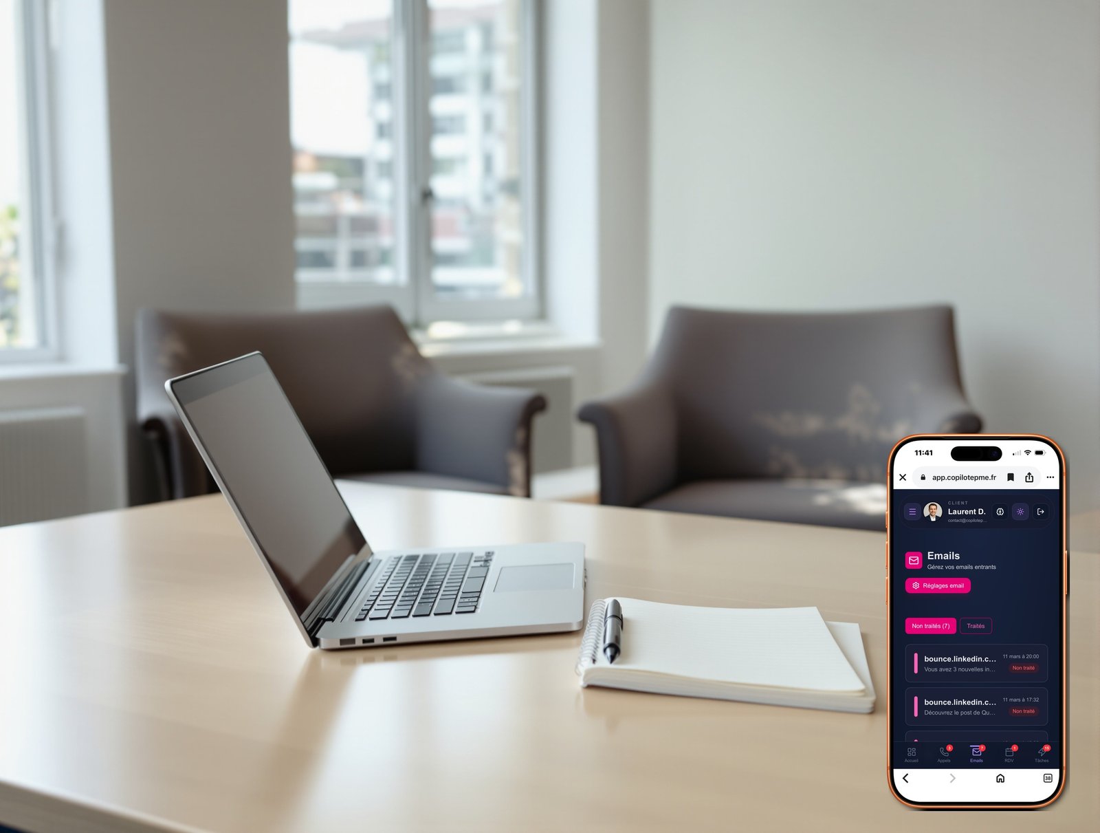 Coach professionnel Gestion des Emails - satisfaction avec DuoPME
