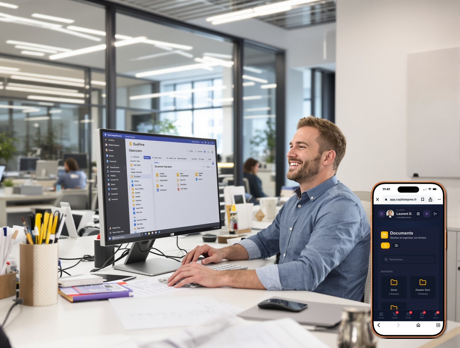 Concepteur de logiciels Gestion des Documents - satisfaction avec DuoPME