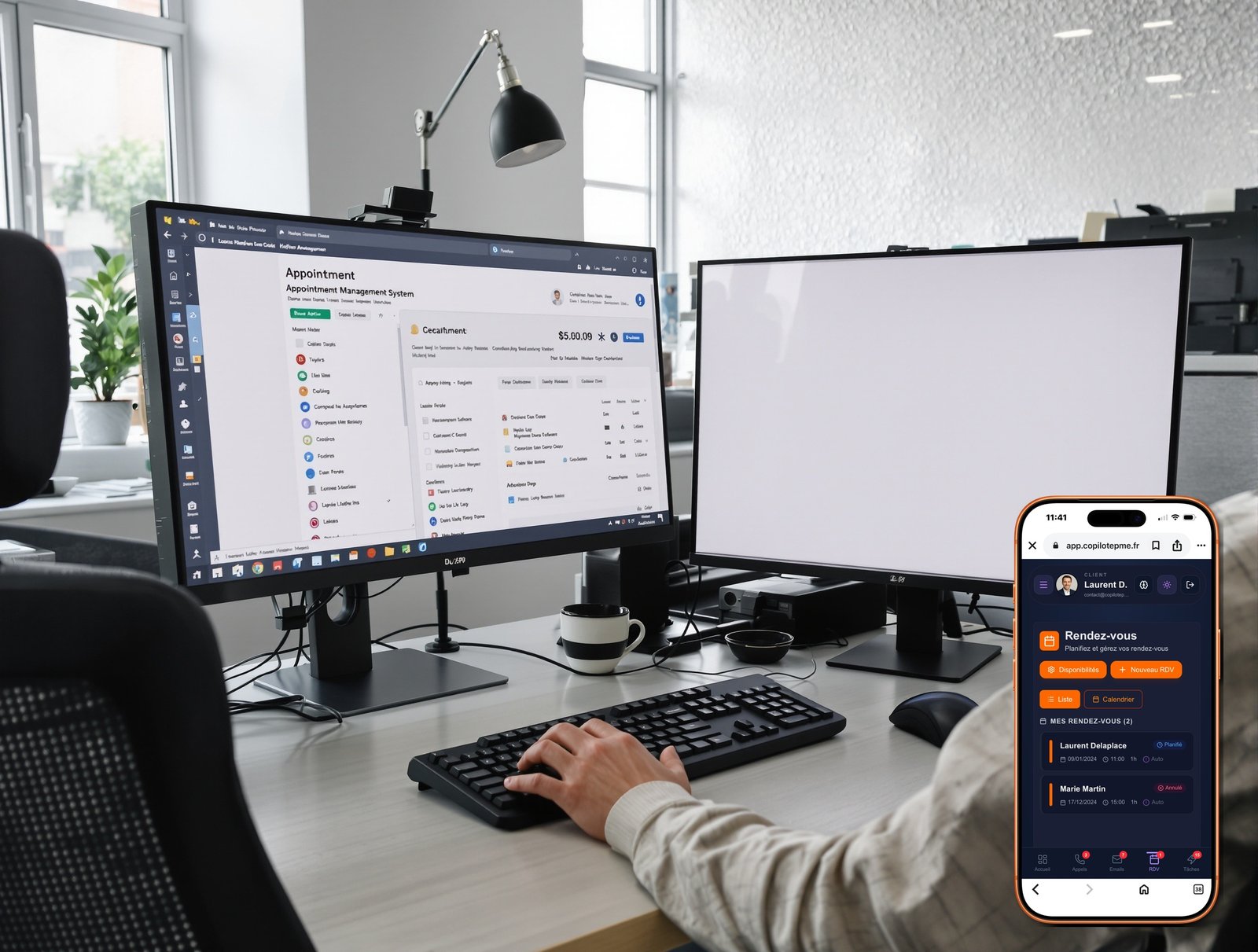 Concepteur de logiciels Gestion des Rendez-vous - satisfaction avec DuoPME