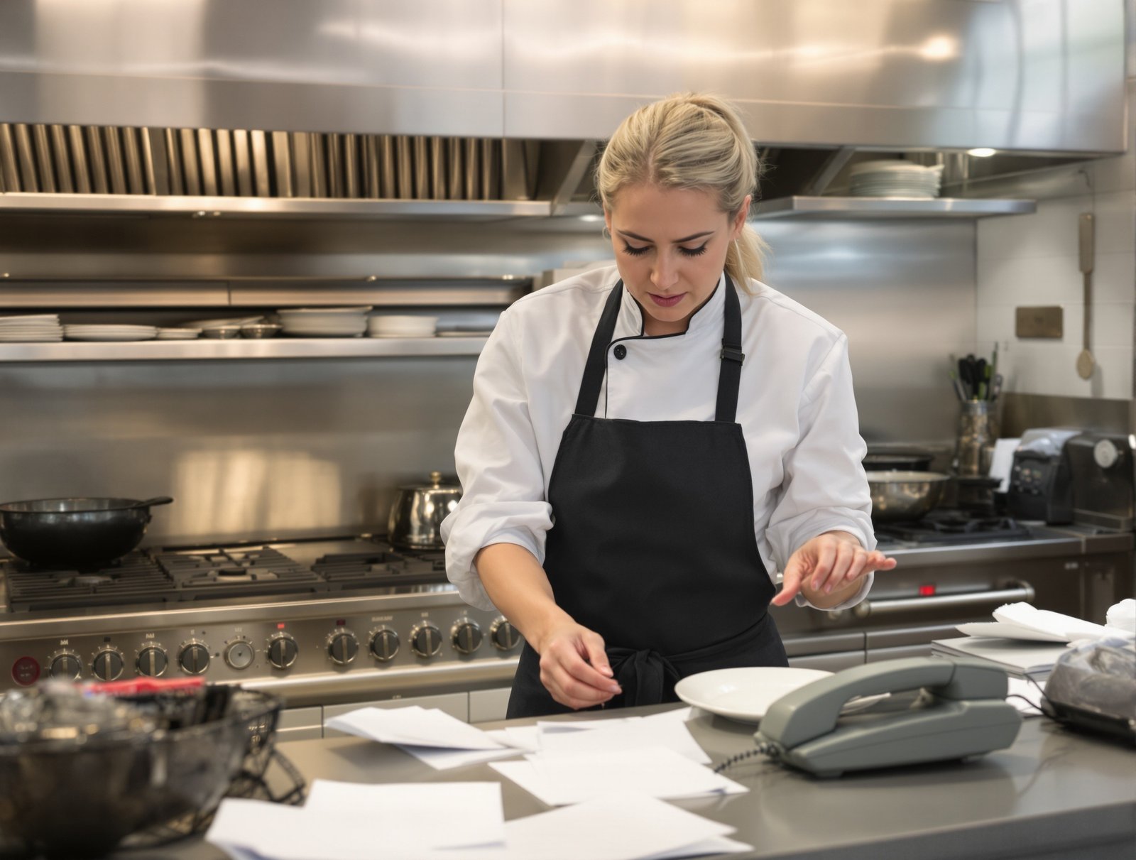 Restaurateur traditionnel Standard Téléphonique - frustration